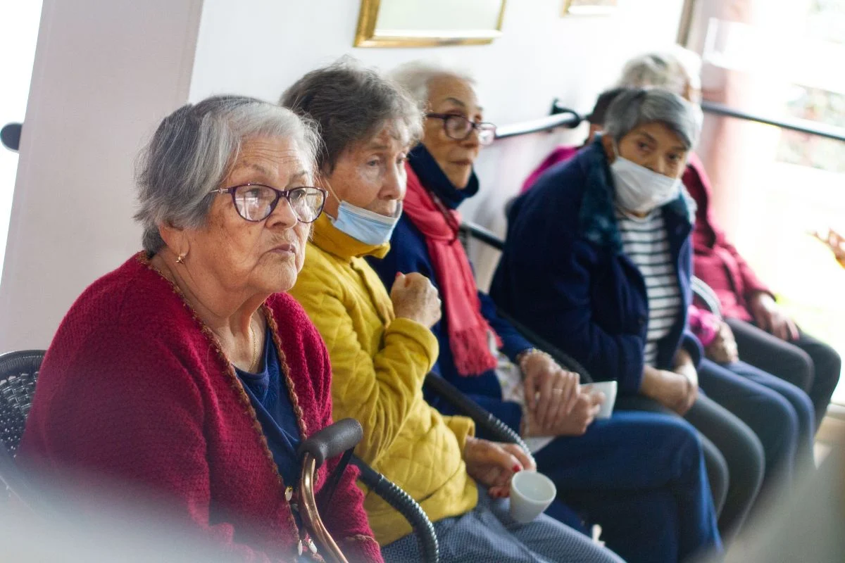 Jardín para adulto mayor
